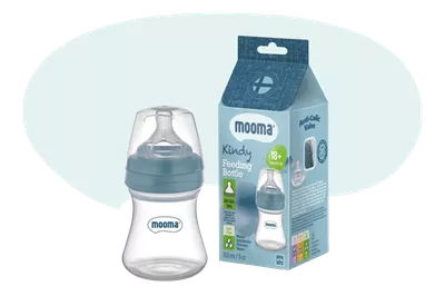 Mooma Kindy Biberon 150 ml 18+